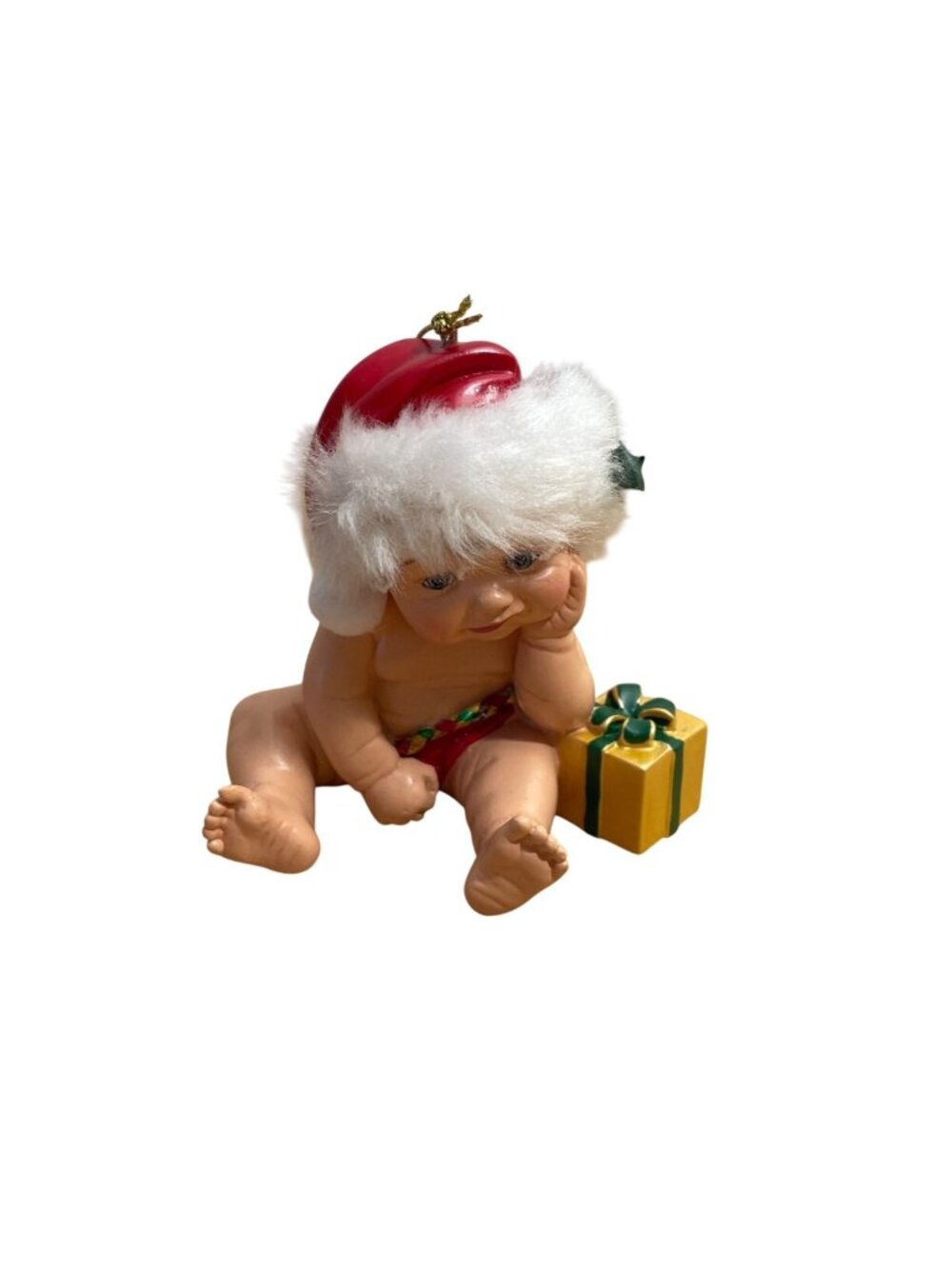 Bradford Exchange Christmas Ornament Grumpy Baby Its Not Easy Being Cute 2009